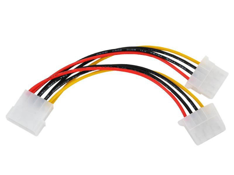 Кабель-разветвитель питания Molex-2xMolex Bion, 15 см, прямой (BXP-CC-PSU-1)