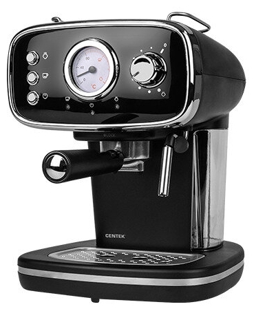 

Кофеварка рожковая Centek CT-1165, молотый, 1.2л, черный, 1200Вт (CT-1165), CT-1165