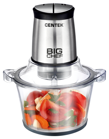 

Измельчитель Centek CT-1394, 600Вт, мультирезка, серебристый (CT-1394), CT-1394