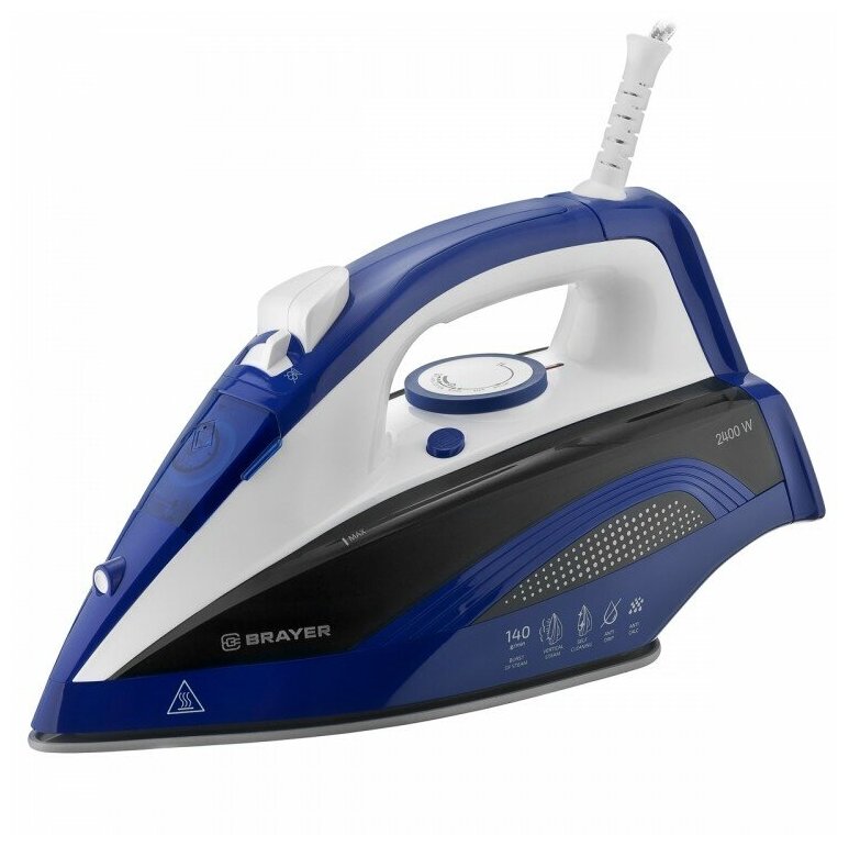 

Утюг BRAYER BR4002BL 2400Вт, 1.9м, синий (BR4002BL ), BR4002BL