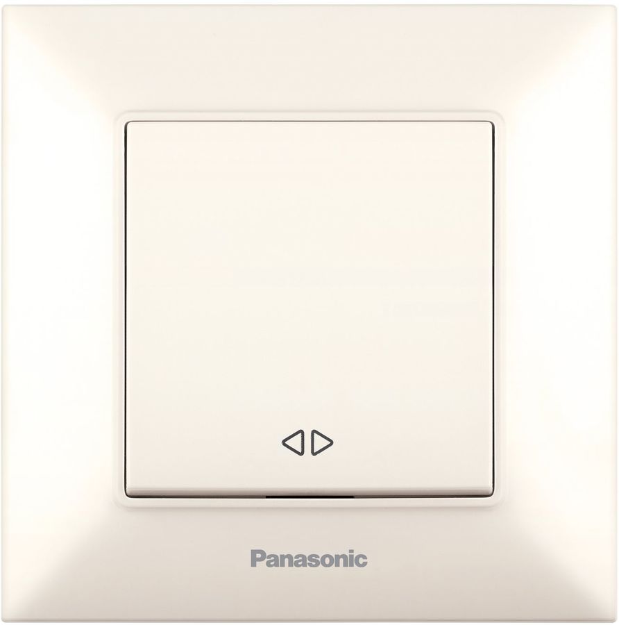 

Выключатель проходной Panasonic Arkedia Slim, 1кл., скрытый монтаж, в сборе, бежевый (WNTC00052BG-RU)