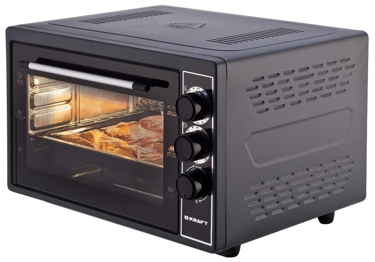 

Мини-печь KRAFT KF-MO 3801 BL 1500Вт, черный (KF-MO 3801 BL), KF-MO 3801 BL
