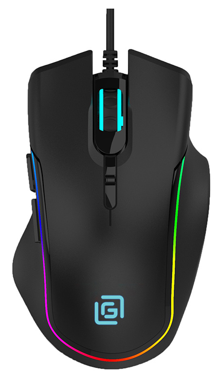 

Мышь проводная Oklick 729G LABYRINTH, 6400dpi, оптическая светодиодная, USB, черный (GM816), 729G LABYRINTH