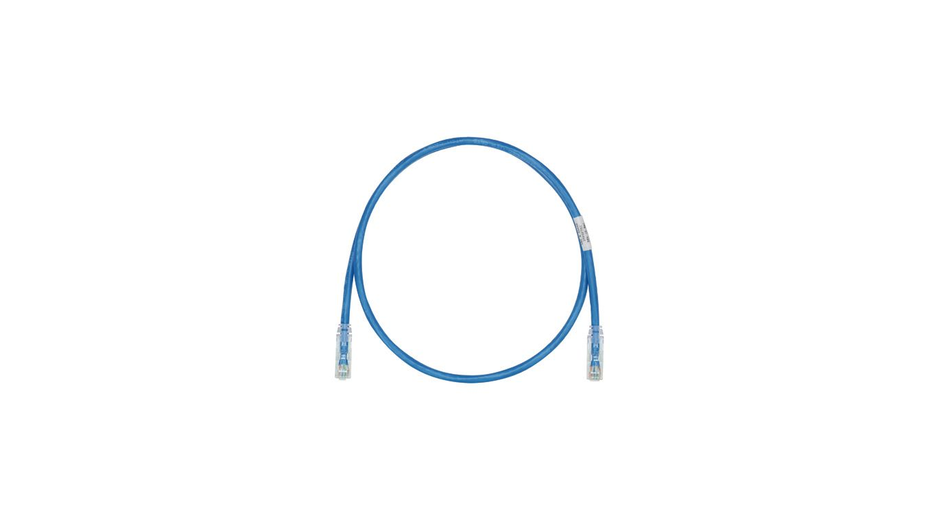 

Патч-корд UTP кат.6, 1.8м, RJ45-RJ45, синий, LSZH, PANDUIT (UTPSPL8MBUY)