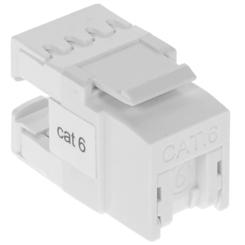 

Модуль Keystone Lanmaster, RJ-45 cat.6, 1шт., белый (LAN-OK45U6/180-WH)