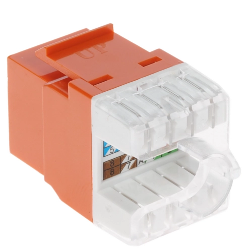 

Модуль Keystone Lanmaster LAN-OK45U5E/180P-OR, RJ-45 cat.5e, 1шт., оранжевый (LAN-OK45U5E/180P-OR), LAN-OK45U5E/180P-OR