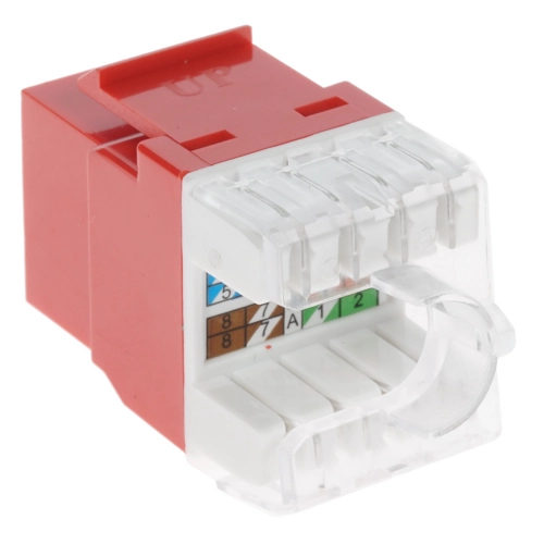 

Модуль Keystone Lanmaster LAN-OK45U5E/180P-RD, RJ-45 cat.5e, 1шт., красный (LAN-OK45U5E/180P-RD), LAN-OK45U5E/180P-RD