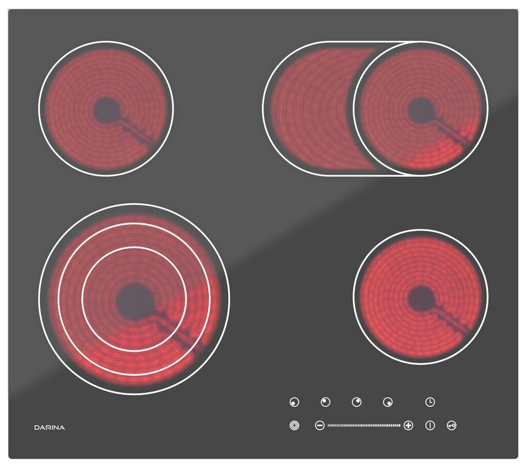 Варочная панель Darina 5p ei313 b