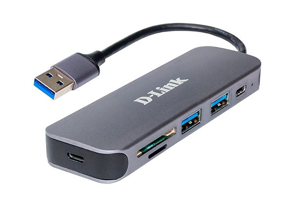 

Концентратор D-Link DUB-1325, 2xUSB 3.0, 1xUSB-C, черный + разъем Micro-USB для подключения адаптера питания (DUB-1325/A1A), DUB-1325,