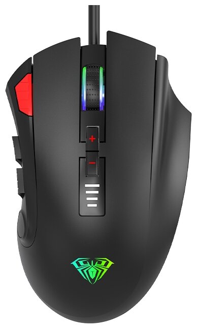 Мышь AULA H512, USB, черный