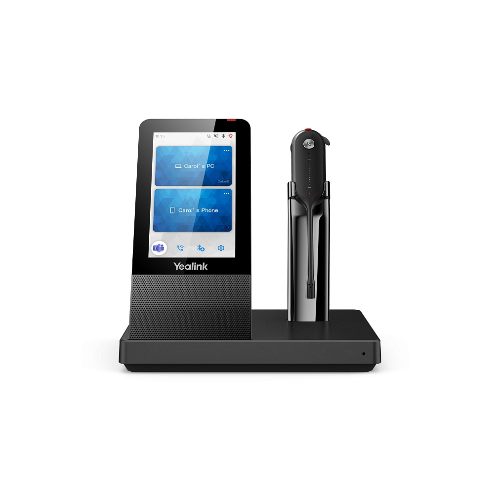 

Беспроводная гарнитура Yealink WH67 UC, моно, DECT/Bluetooth, USB, черный (WH67 UC), WH67 UC