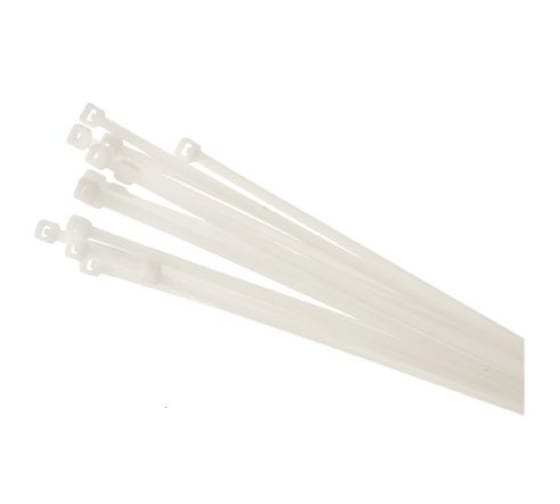 

Стяжка Navigator, 2.5мм x 12см, 100шт., белый (NCT-025-120-100/WH)