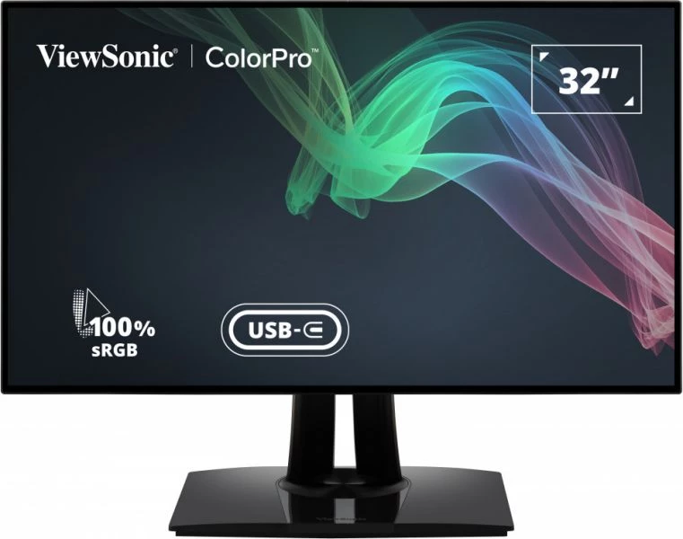 

Монитор 32" Viewsonic VP3268A-4K IPS, 3840x2160 (16:9), 350кд/м2, 5мс, 178°/178°, FreeSync, HDMI, DisplayPort, USB Type-C, USB-Hub, черный (VP3268A-4K), VP3268A-4K