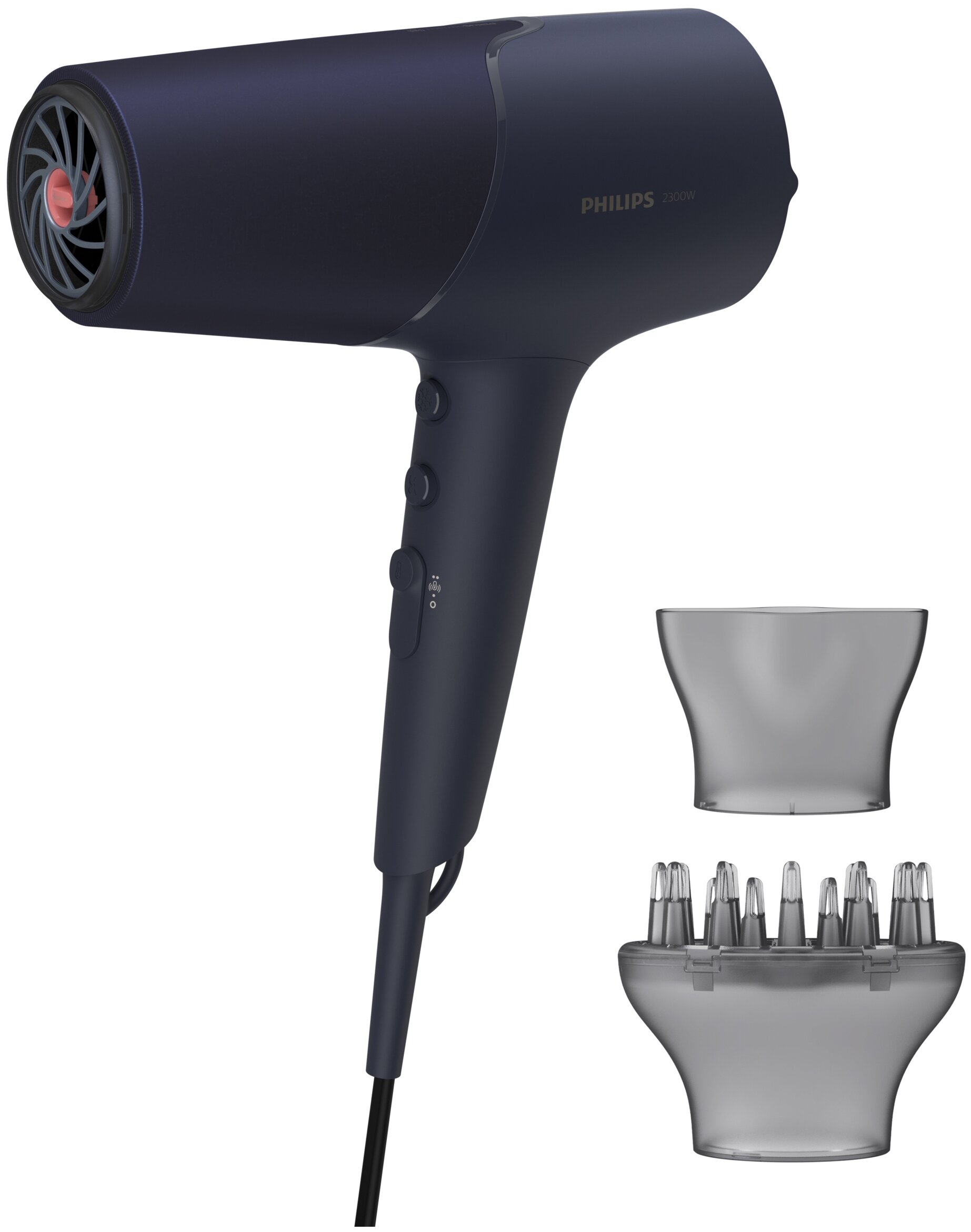 Фен Philips BHD510/00 2.3 кВт, режимов: 6, насадок: 2