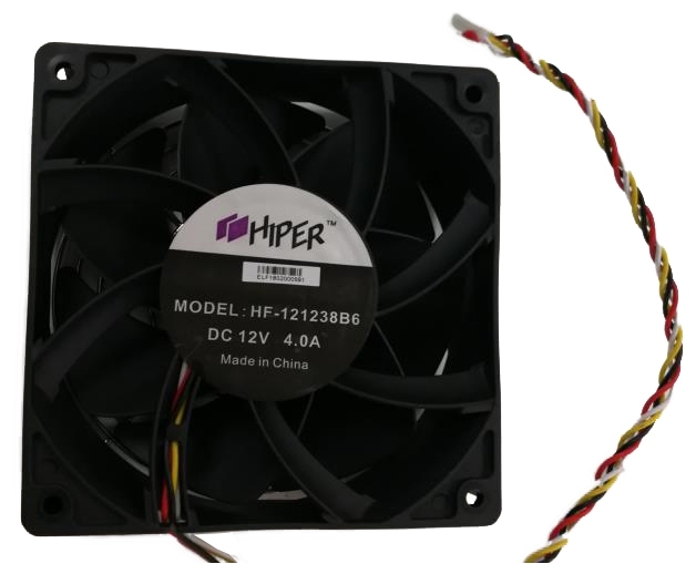 

Вентилятор HIPER HF-121238B6, 120 мм, 5500rpm, 66.5 дБ, 4-pin, 1шт, HF-121238B6