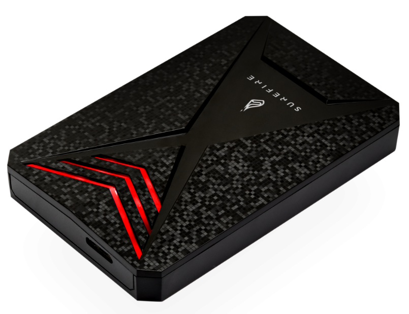 

Внешний SSD VERBATIM 512Gb SureFire Gaming Bunker, 2.5", USB 3.2 GEN 1, черный (53683), 53683