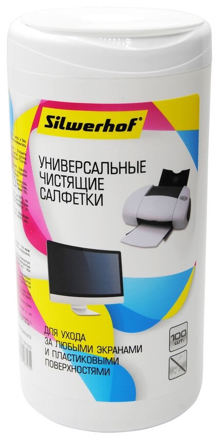 Салфетки влажные 100 шт. универсальные 671213 SILWERHOF