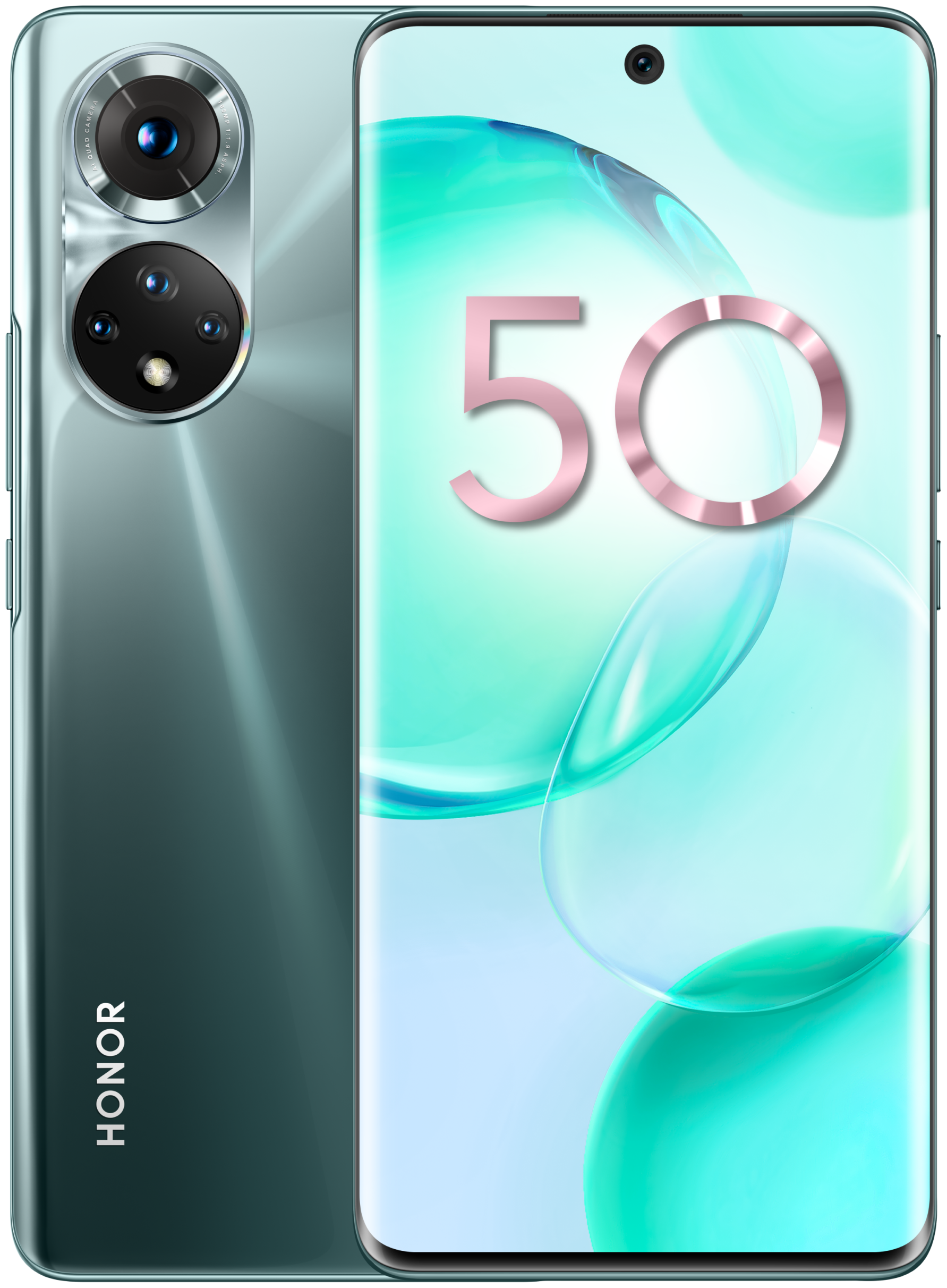 

Смартфон Honor 50, 6.57" 1080x2340 OLED, Qualcomm Qualcomm Snapdragon 778G 5G, 6Gb RAM, 128Gb, 3G/4G/5G, NFC, Wi-Fi, BT, 4xCam, 2-Sim, 4300mAh, USB Type-C, Android 11, зеленый (NTH-NX9/5109AATP), 50