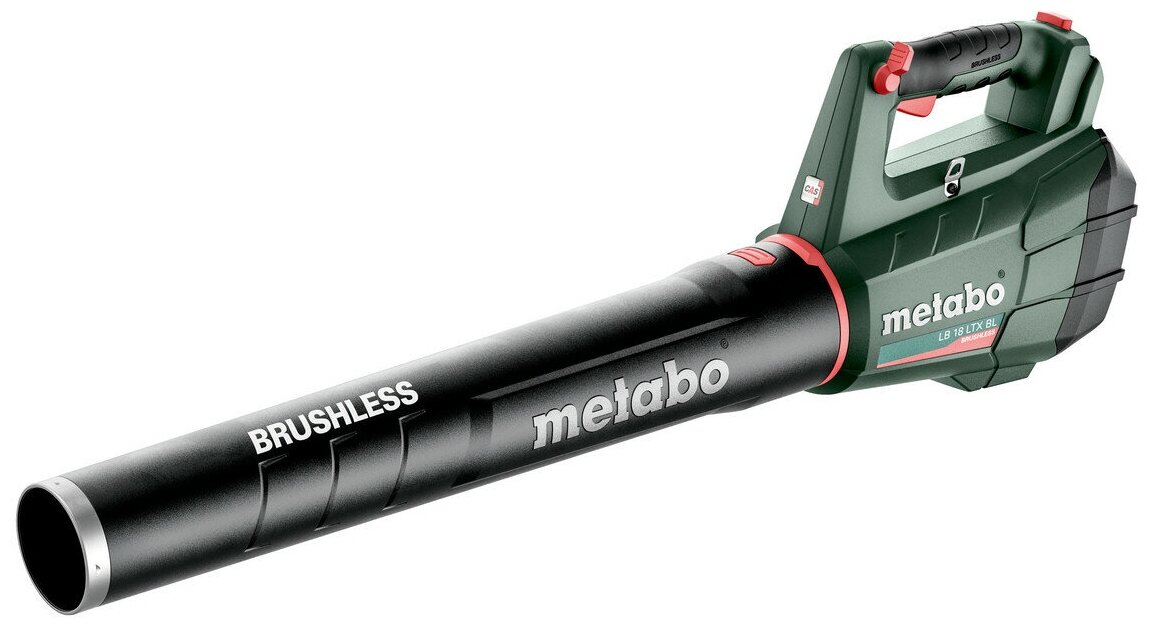 Воздуходувка Metabo LB 18 LTX BL, аккумуляторная, Li-ion, 18В, обдув, 2.1кг, поставляется без аккумуляторов и зарядного устройства (601607850)