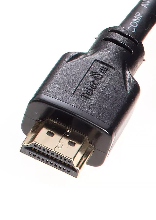 Кабель HDMI(19M)-HDMI(19M) v2.1 4K, 8K, 4.5м, черный Telecom (TCG255-4.5M) - фото 1