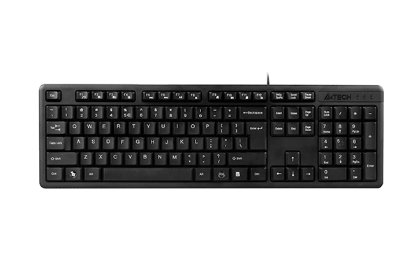 Клавиатура A4Tech KK-3, USB, черный