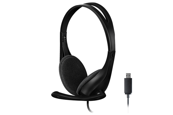 

Проводная гарнитура A4Tech HU-9, USB, черный (HU-9 (BLACK)), HU-9
