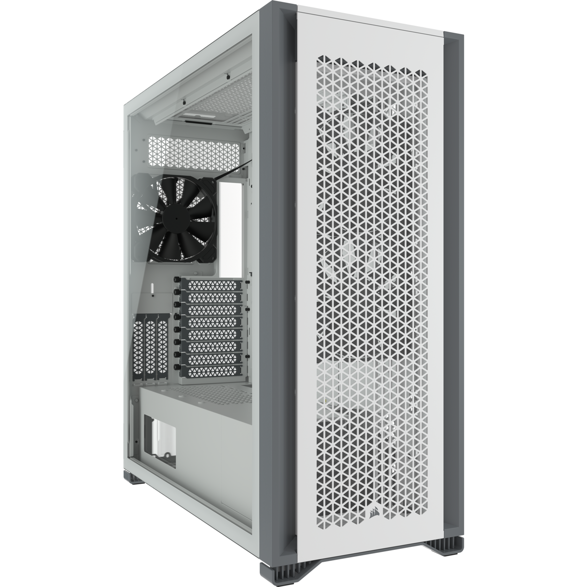 Корпус Corsair 7000D AIRFLOW, EATX, Full-Tower, 4xUSB 3.0, USB Type-C, белый, Без БП (CC-9011219-WW)