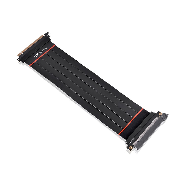 Шлейф PCI-Ex16(M)-PCI-Ex16(F) v4.0, экранированный, 30см, черный Thermaltake TT Premium (AC-058-CO1OTN-C1)