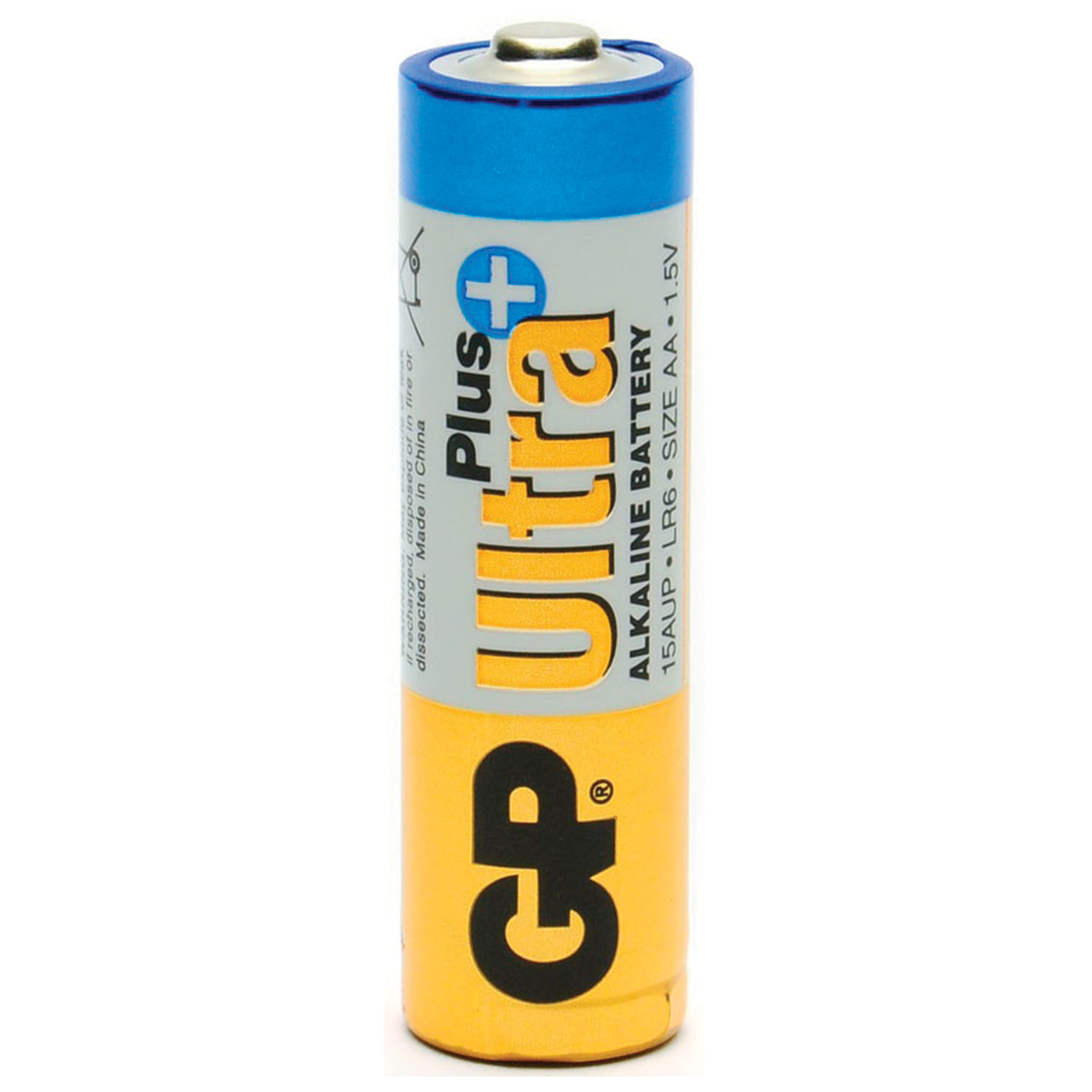 Батарея GP Ultra Plus, AA (LR06/15А), 1.5V, 4шт. (15AUP-2CR4) - фото 1