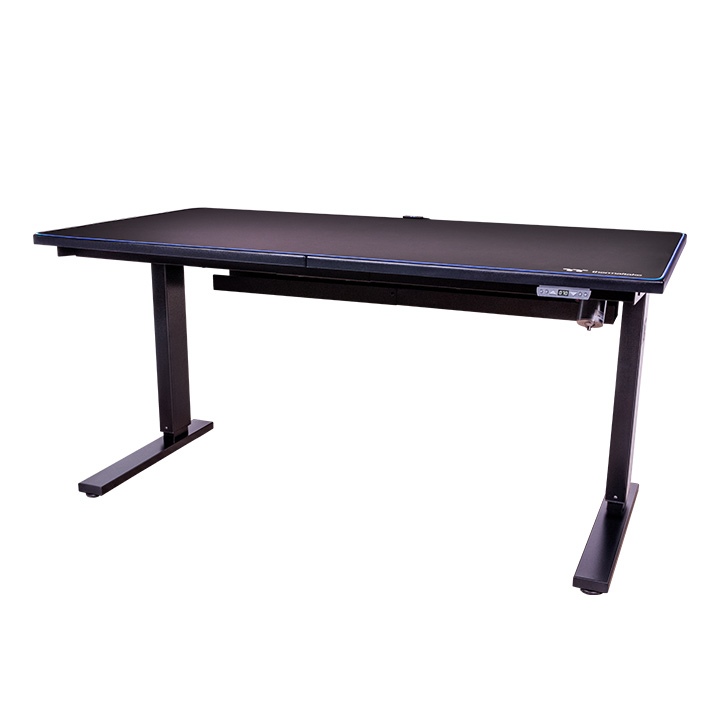 

Игровой стол ThermalTake TOUGHDESK 300, металл, черный (GGD-EDN-BKEINX-01), TOUGHDESK 300