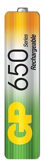 Аккумулятор GP Rechargeable NiMH LSD, AAA/аккумулятор, 650 мА·ч, 2 шт