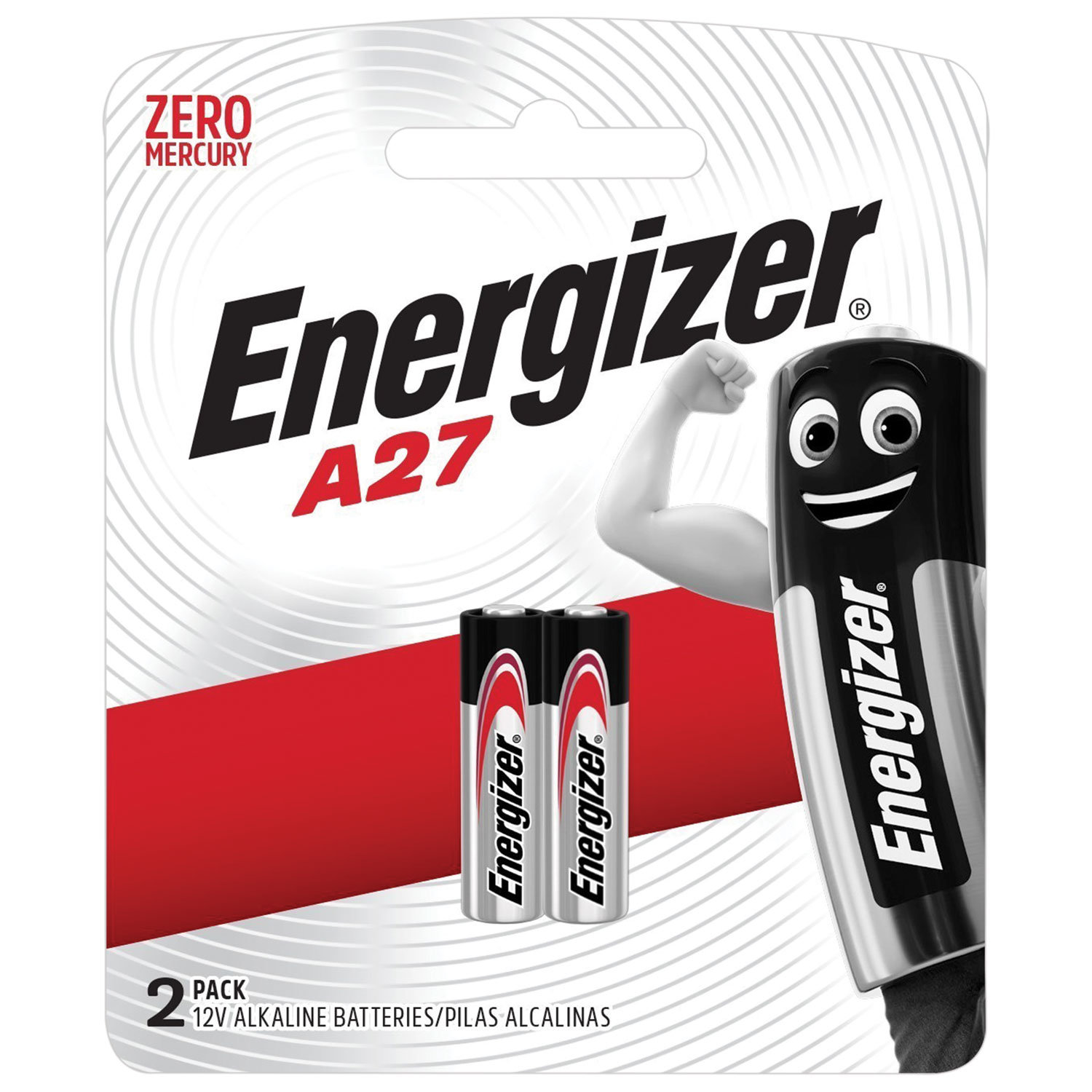 

Батарея Energizer A27 (MN27/V27A/GP27A), 12V, 2шт. (639333)