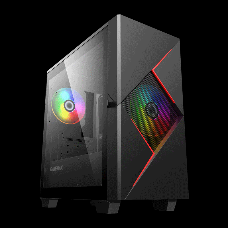

Корпус GameMax Cyclops BR, mATX, Mini-Tower, USB 3.1, RGB подсветка, черный/красный, без БП, Cyclops BR