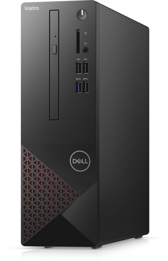 Системный блок Dell Vostro 3681, Intel Core i3 10100 3.6GHz, 4Gb RAM, 1Tb HDD, DVD-RW, WiFi, BT, W10, черный, клавиатура, мышь (3681-2543) Плохая упаковка