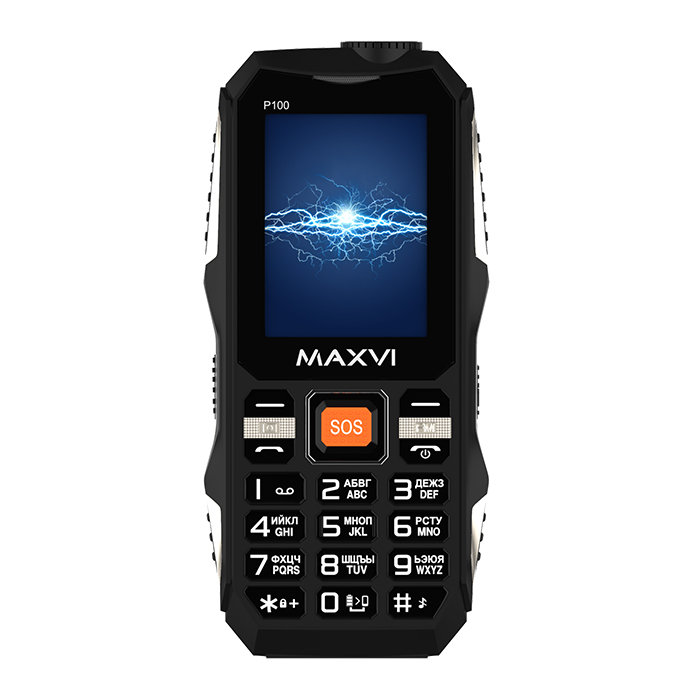 Мобильный телефон MAXVI P100 черный