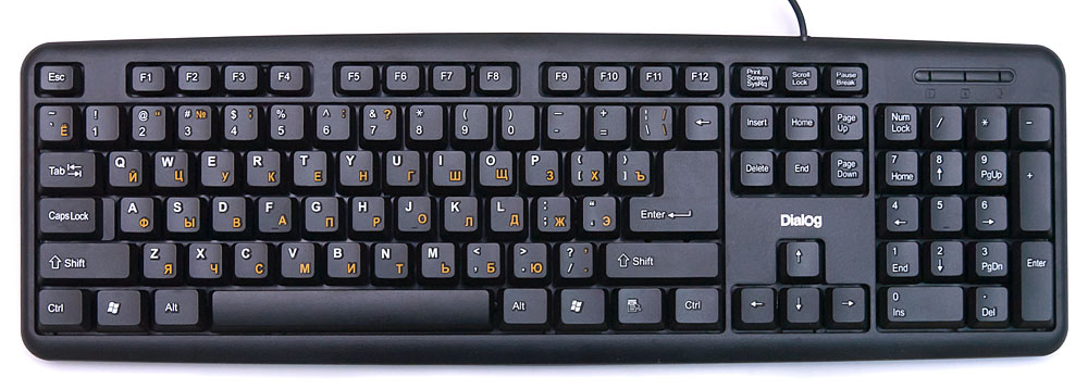 Клавиатура Dialog KS-020BU Black USB