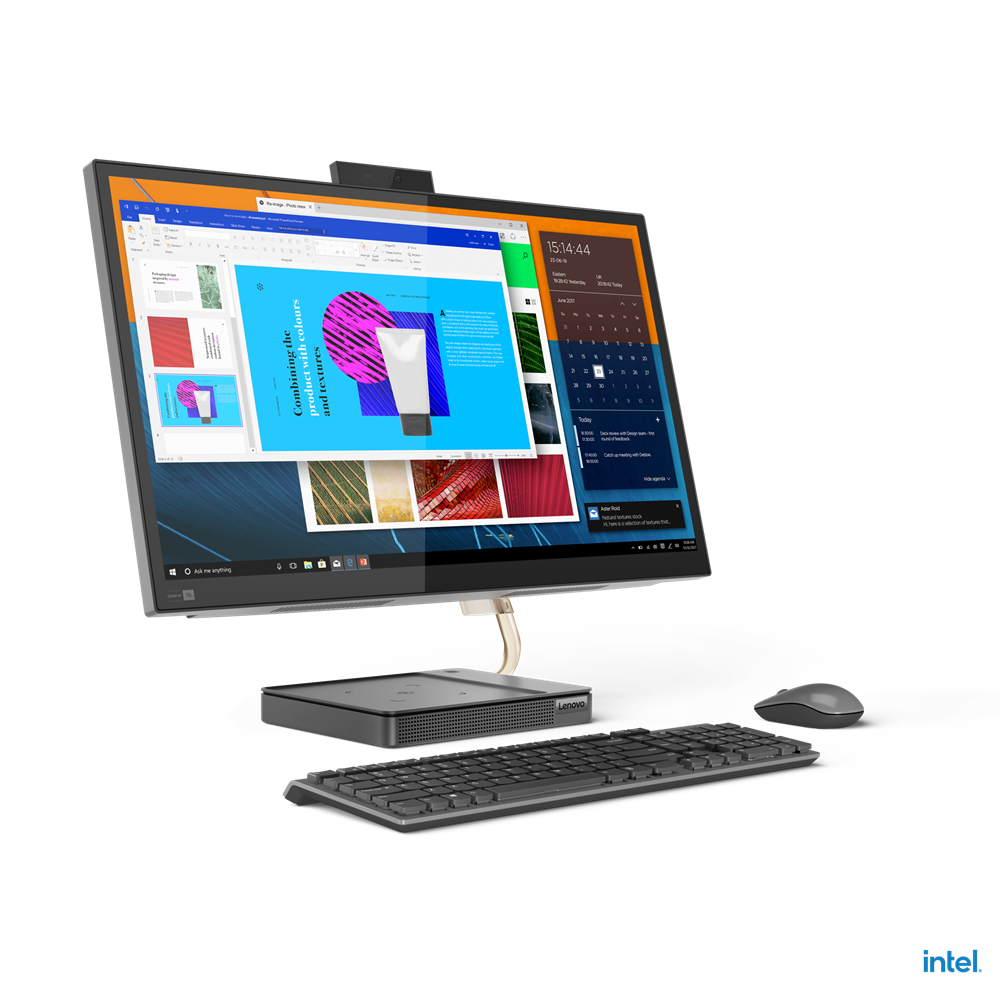 

Моноблок Lenovo IdeaCentre AIO 5 27IOB6 27" 2560x1440, Intel Core i5-11400T 1.3GHz, 8Gb RAM, 512Gb SSD, NVIDIA GeForce RTX 3050 4Gb, WiFi, BT, Cam, W10, серый, клавиатура, мышь (F0G4000GRK), 27IOB6