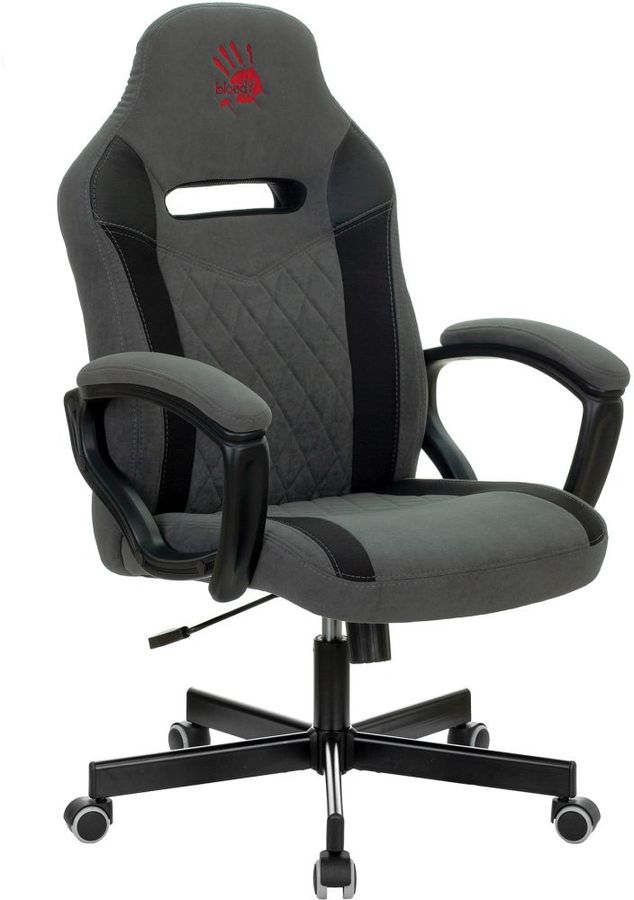 Кресло игровое A4TECH Bloody GC-110, серый/черный