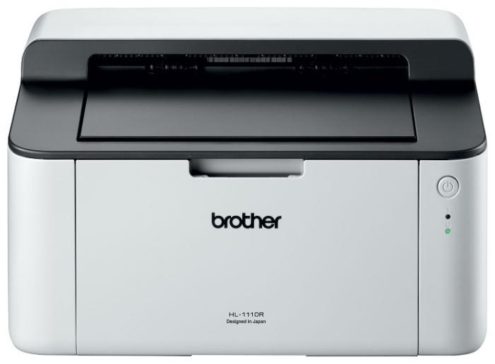 Принтер лазерный Brother HL-1110R, A4, ч/б, 20стр/мин (A4 ч/б), 2400x600dpi, USB - фото 1