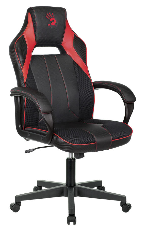 Кресло игровое A4TECH Bloody GC-300, черный/красный