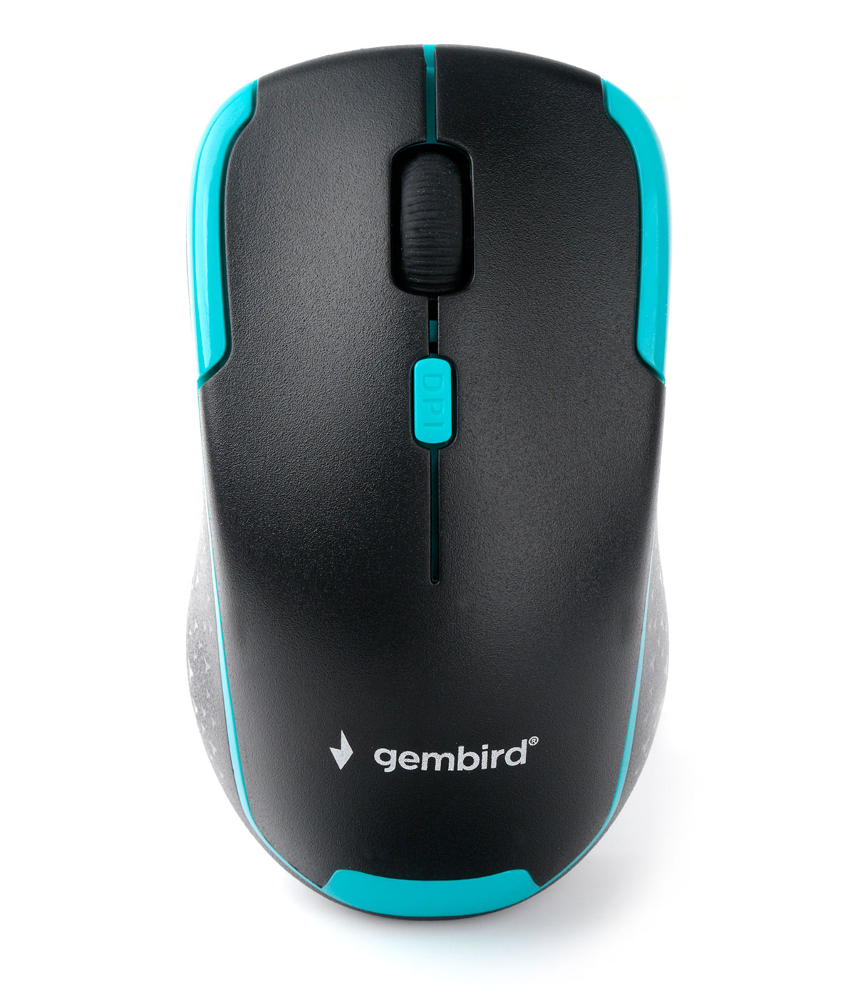 

Мышь беспроводная Gembird MUSW-410, 1600dpi, оптическая светодиодная, USB, черный/бирюзовый, MUSW-410