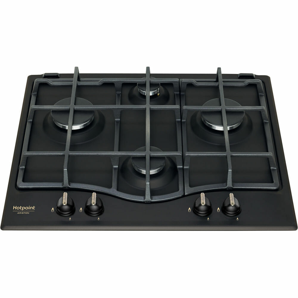 

Газовая варочная панель HOTPOINT-ARISTON PCN 640T(AN) GH R /HA 4 конфорки, черный (869991547610), Черная, PCN 640T(AN) GH R /HA