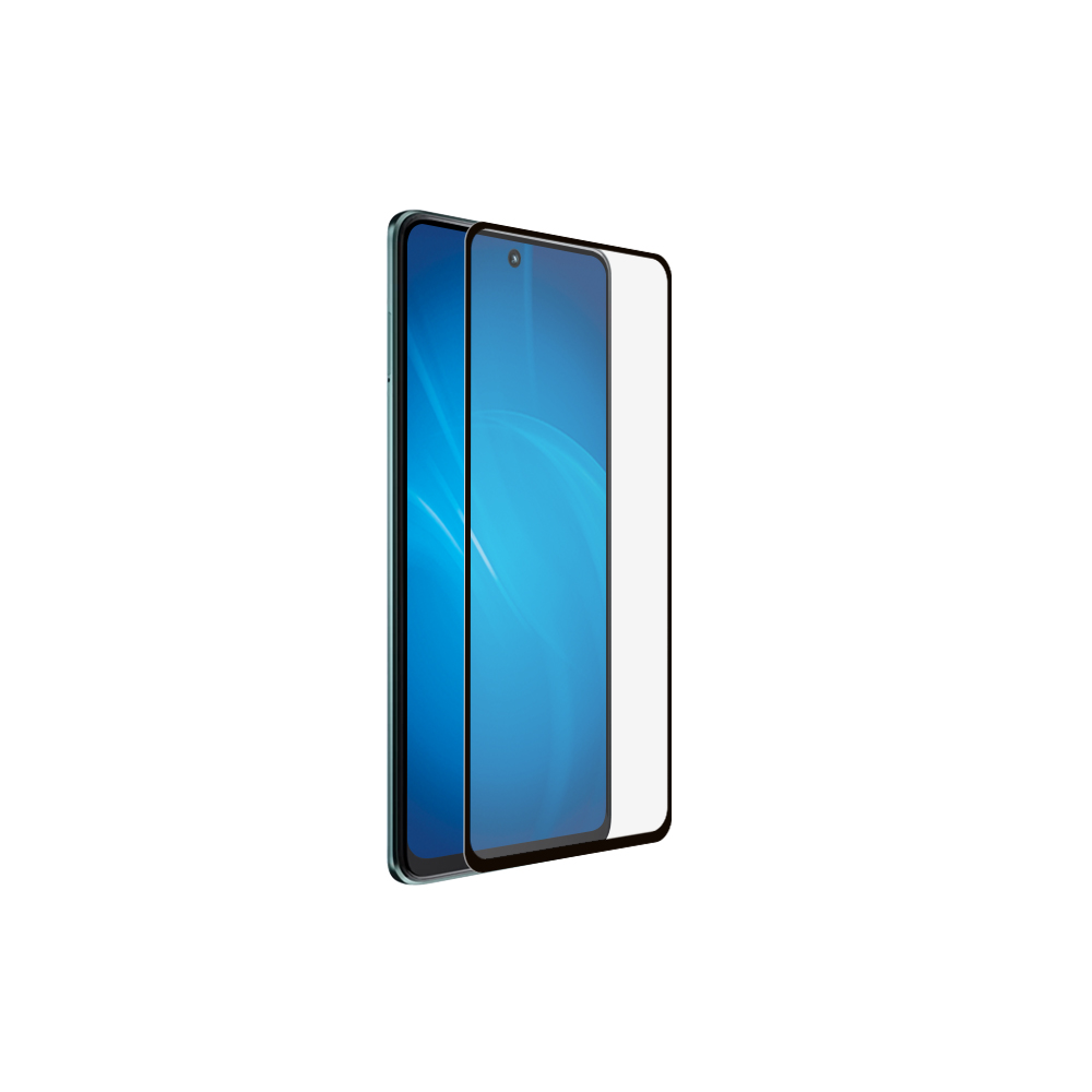 

Защитное стекло DF для экрана смартфона Infinix Note 11 Pro, FullScreen, ударопрочное, чёрный рамка (DF inColor-05 (black))