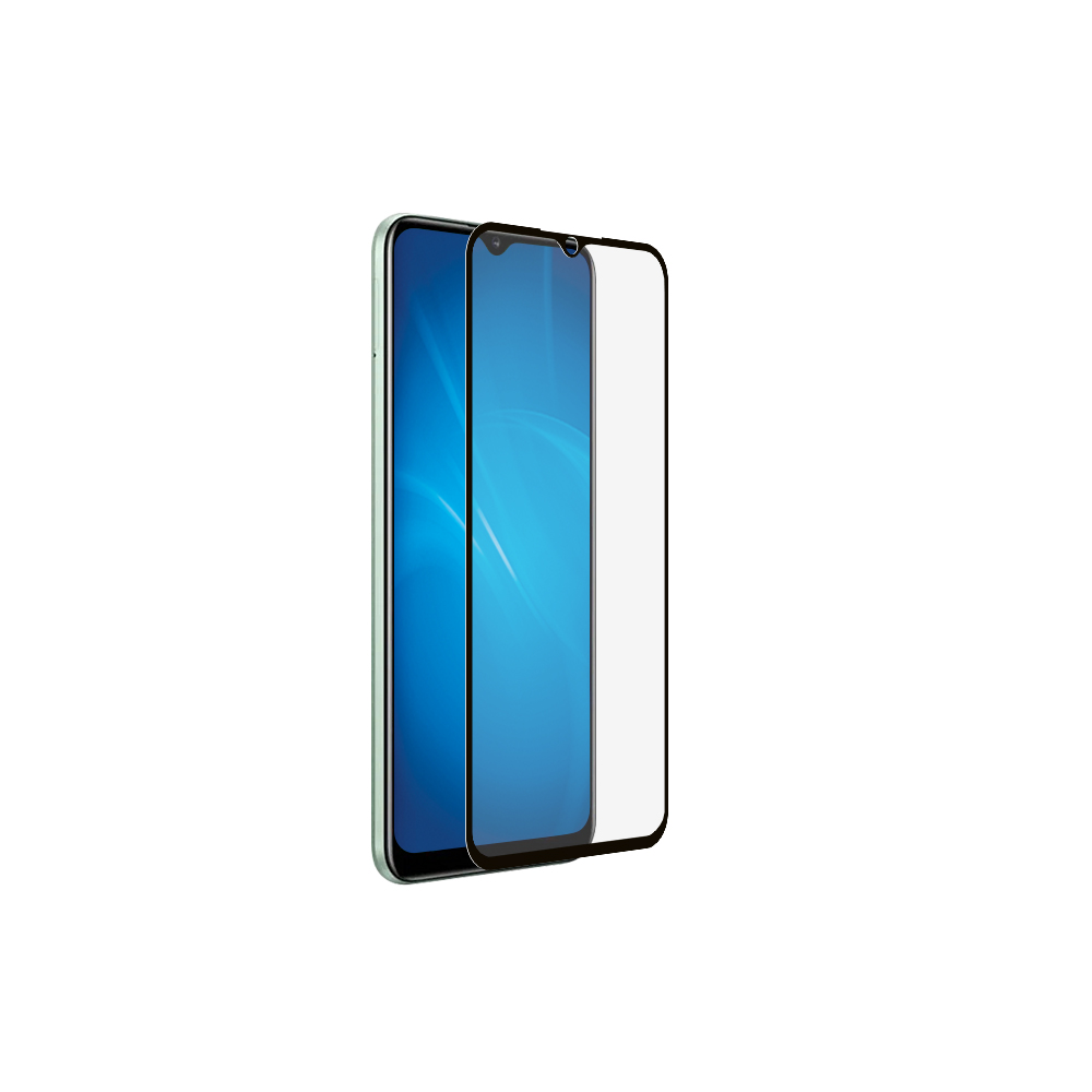 

Защитное стекло DF для экрана смартфона Realme Narzo 50i/50A , FullScreen, ударопрочное, черная рамка (DF rmColor-20 (black))