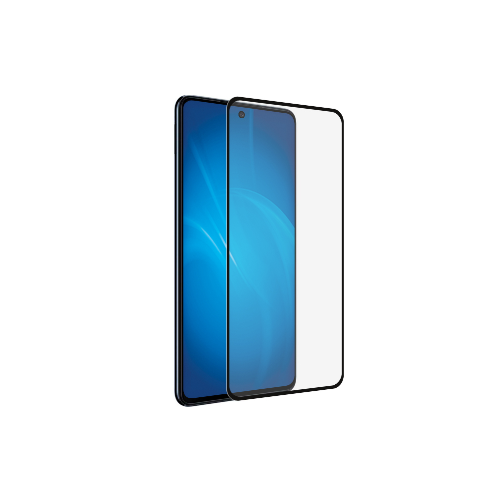 

Защитное стекло DF для экрана смартфона Samsung Galaxy M52 (5G), FullScreen, ударопрочное, черная рамка (DF sColor-121 (black))