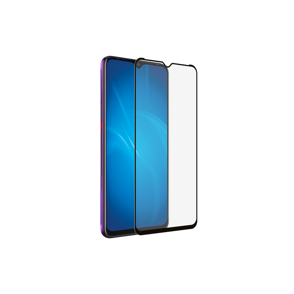 

Защитное стекло DF для экрана смартфона Tecno Pouvoir 4, FullScreen, ударопрочное, черная рамка (DF tColor-07 (black))