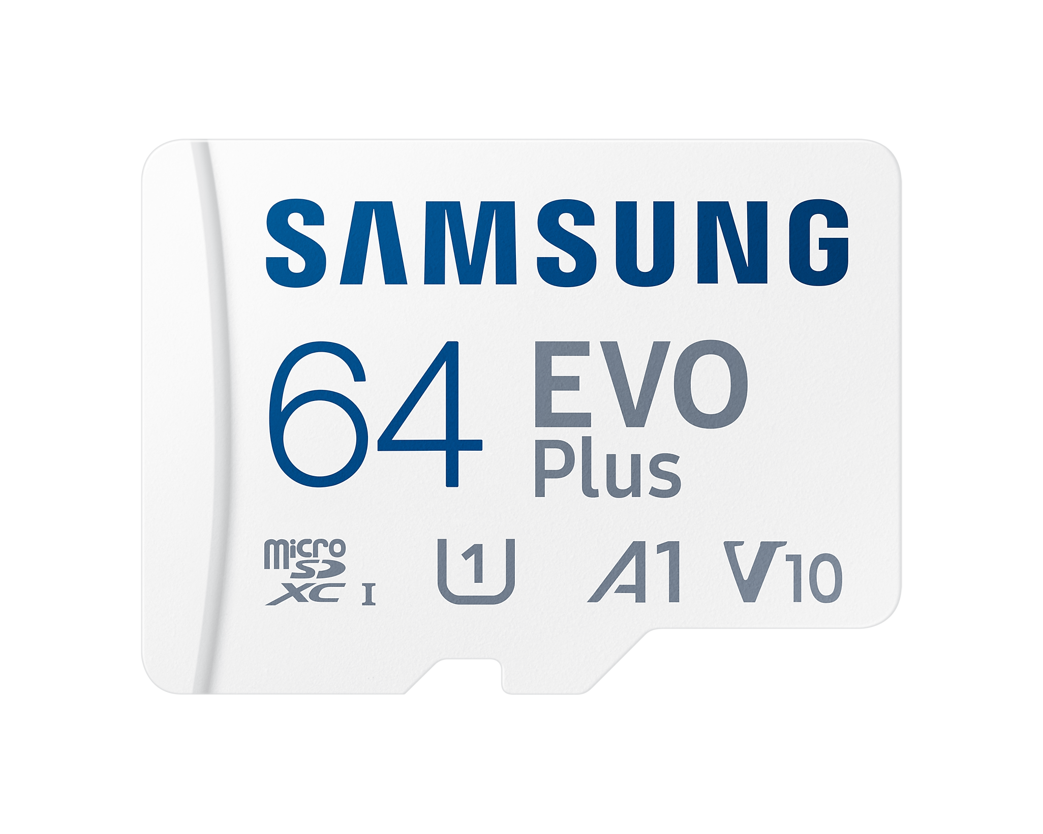 Карта памяти 64Gb microSDXC Samsung EVO Plus Class 10 UHS-I U1 V10 A1 + адаптер (MB-MC64KA/RU/APC/CN/EU/KR/ПИ)