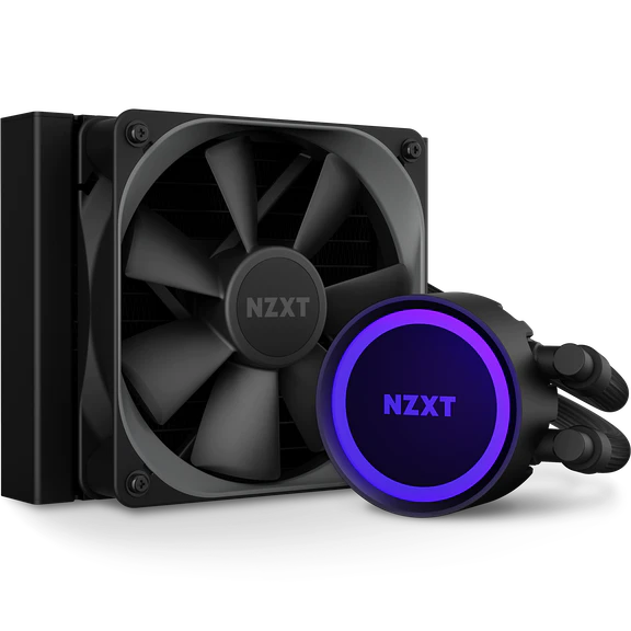 

Жидкостное охлаждение NZXT KRAKEN 120 для Socket да/2066/да/да/1200/AM4/да/да/да, 1x120мм, RGB LED (RL-KR120-B1), KRAKEN 120