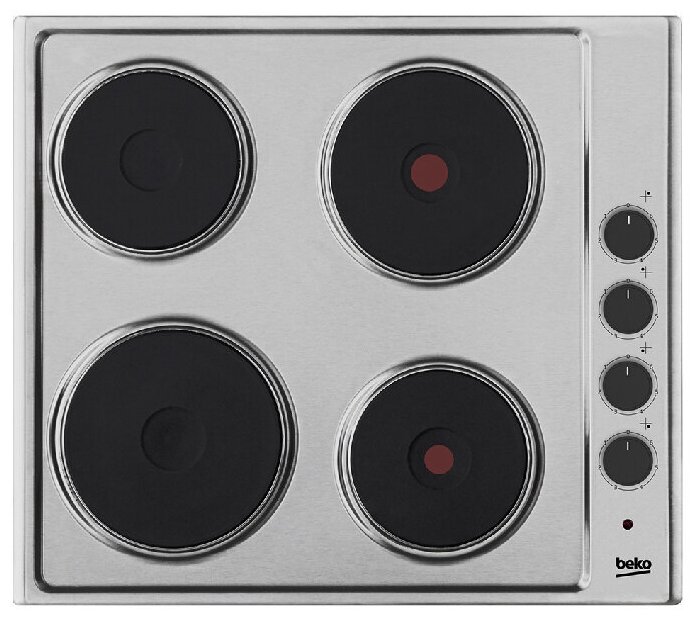 

Электрическая варочная панель Beko HIZE64101X 4 конфорки, серебристая (HIZE64101X), HIZE64101X