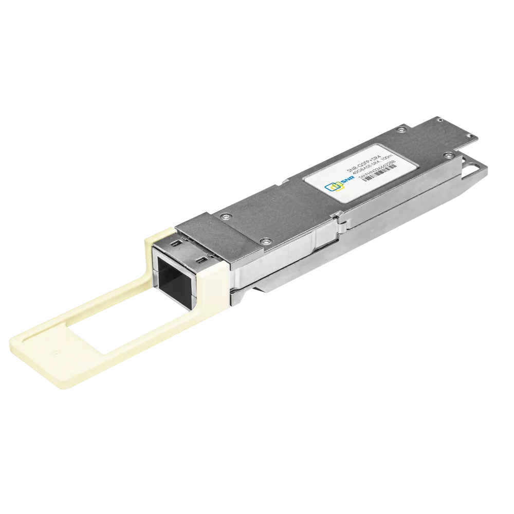 Модуль QSFP+ SNR SNR-QSFP+SR4, 100 м, MPO/MTP, Tx:850 нм, Rx:850 нм, 40 Гбит/с, MM, 12, DDM (SNR-QSFP+SR4)